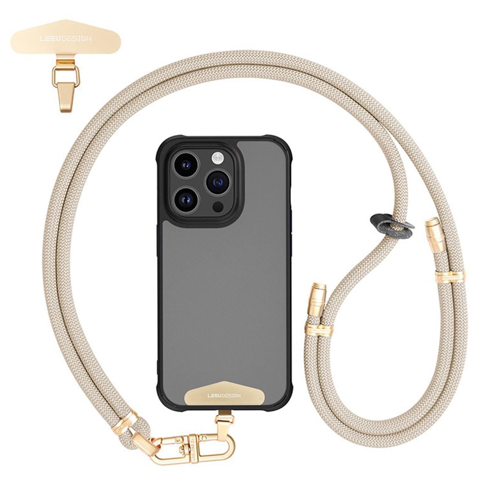 Coonoor Handykette Universal zum Umhängen, Handy Lanyard, Stabil Handyband, mit Kordel Smartphonekette für Holiday, Outdoor, Reise