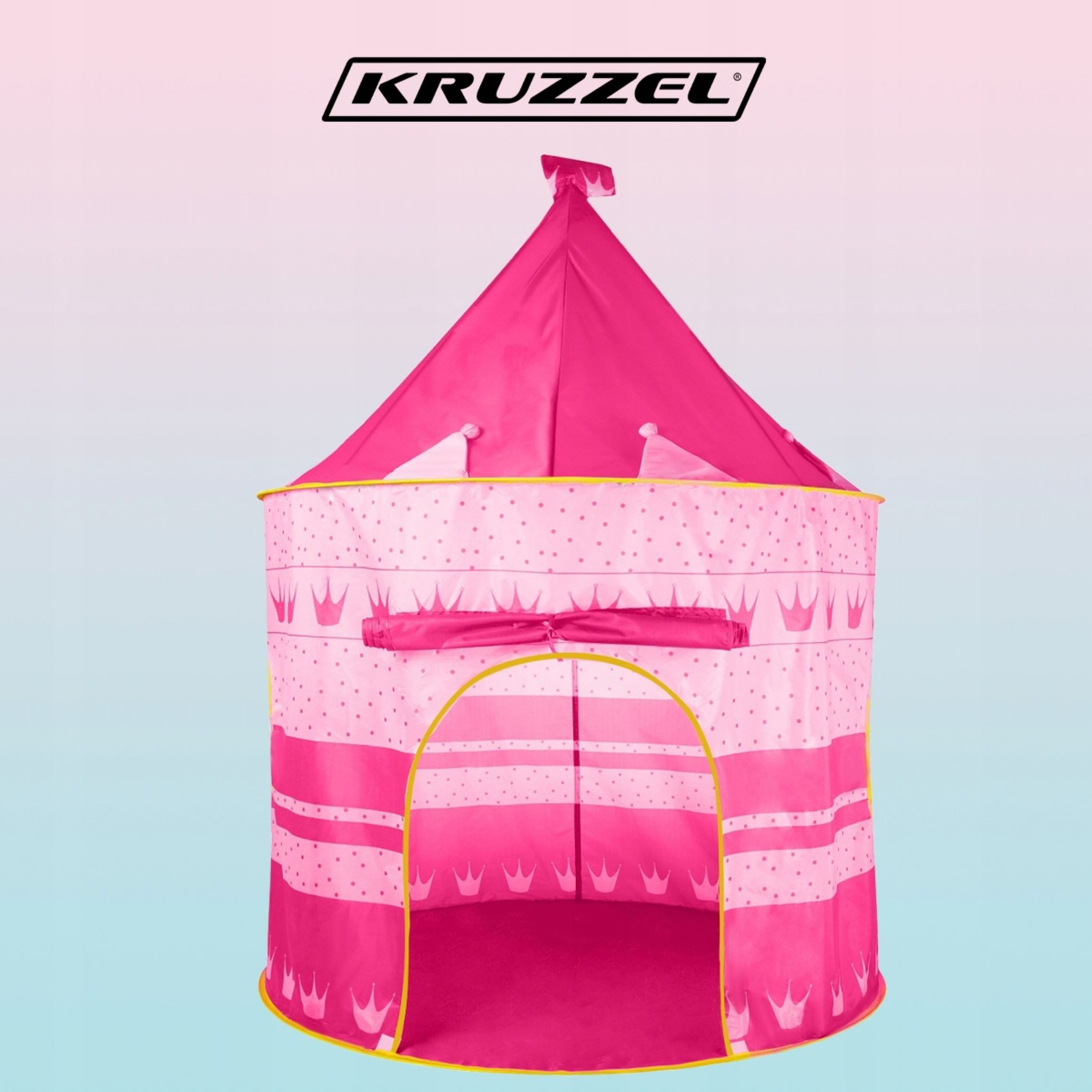 KRUZZEL Spielzelt Rosa Kinderzelt Prinzessinnen Schloss, günstig online kaufen
