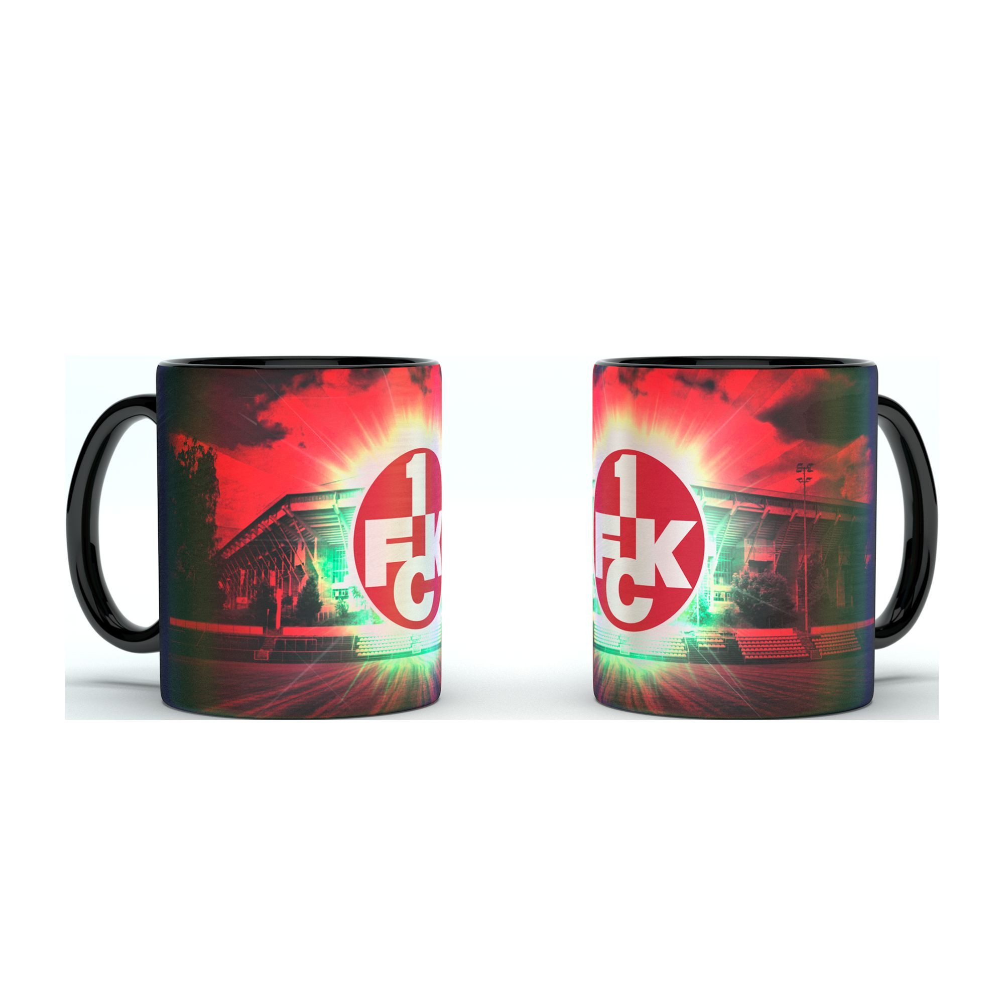 VertriebsArena GmbH Becher FCK Tasse Prag Metallic Logo, Keramik