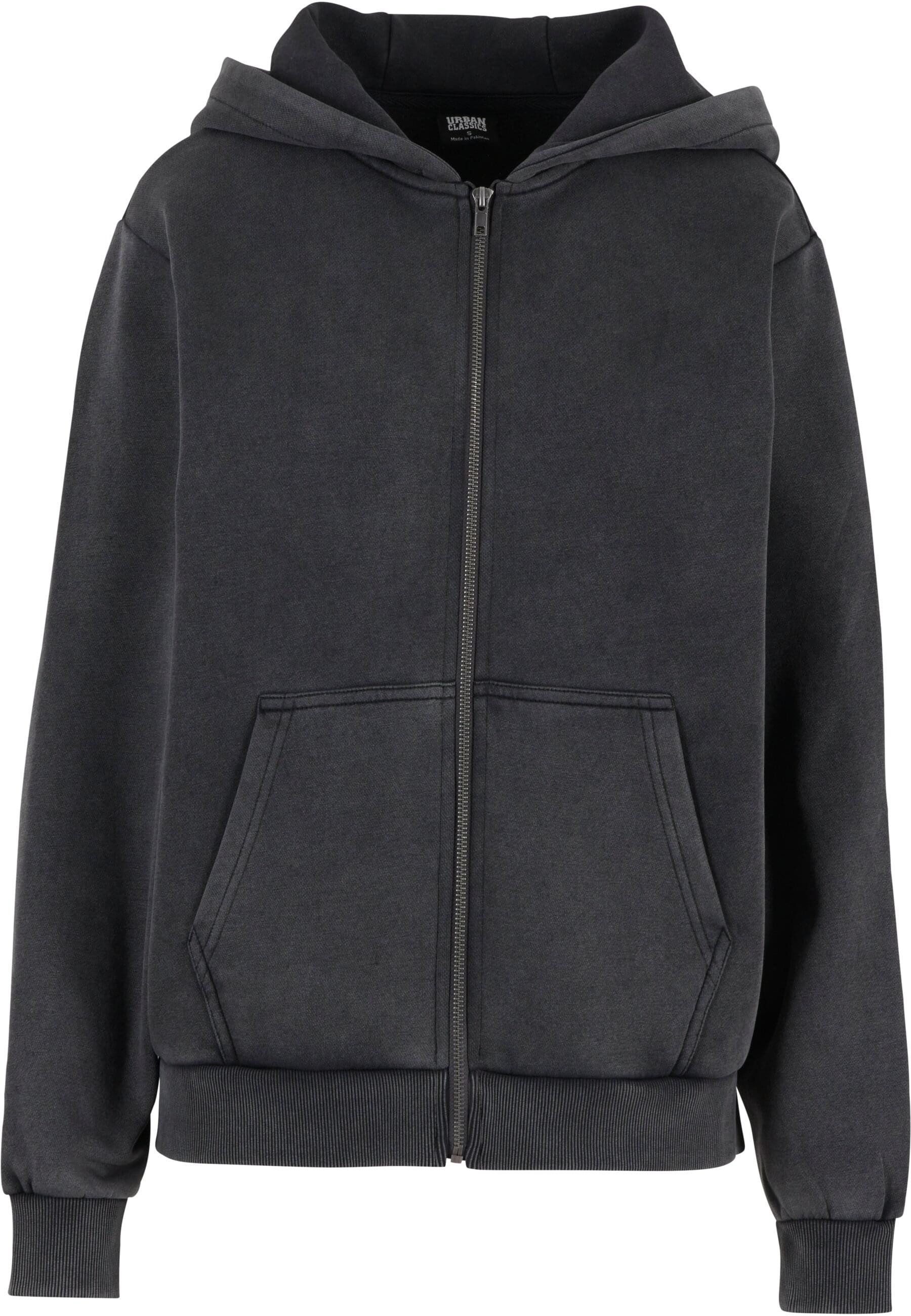 URBAN CLASSICS Sweatjacke Urban Classics Ladies Vintage Heavy Zip Hoody günstig online kaufen