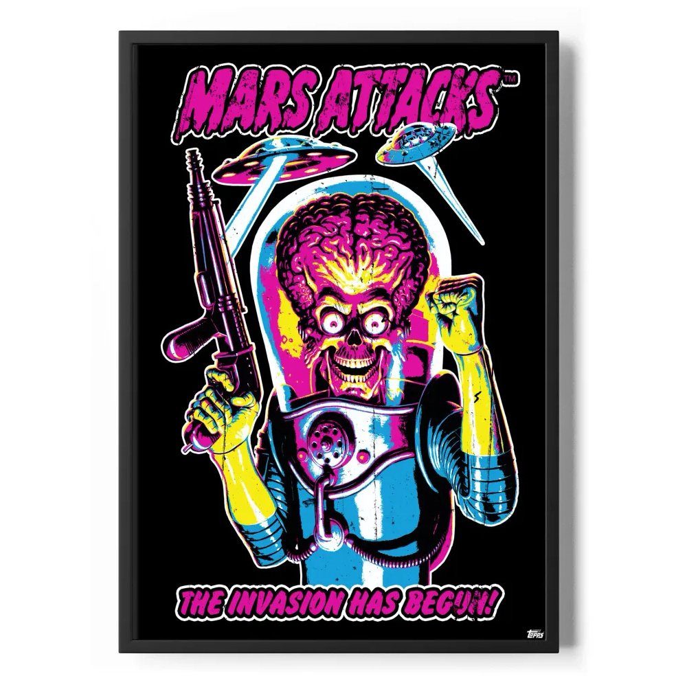 Mars Attacks Poster The Invasion Has Begun! Poster Standard