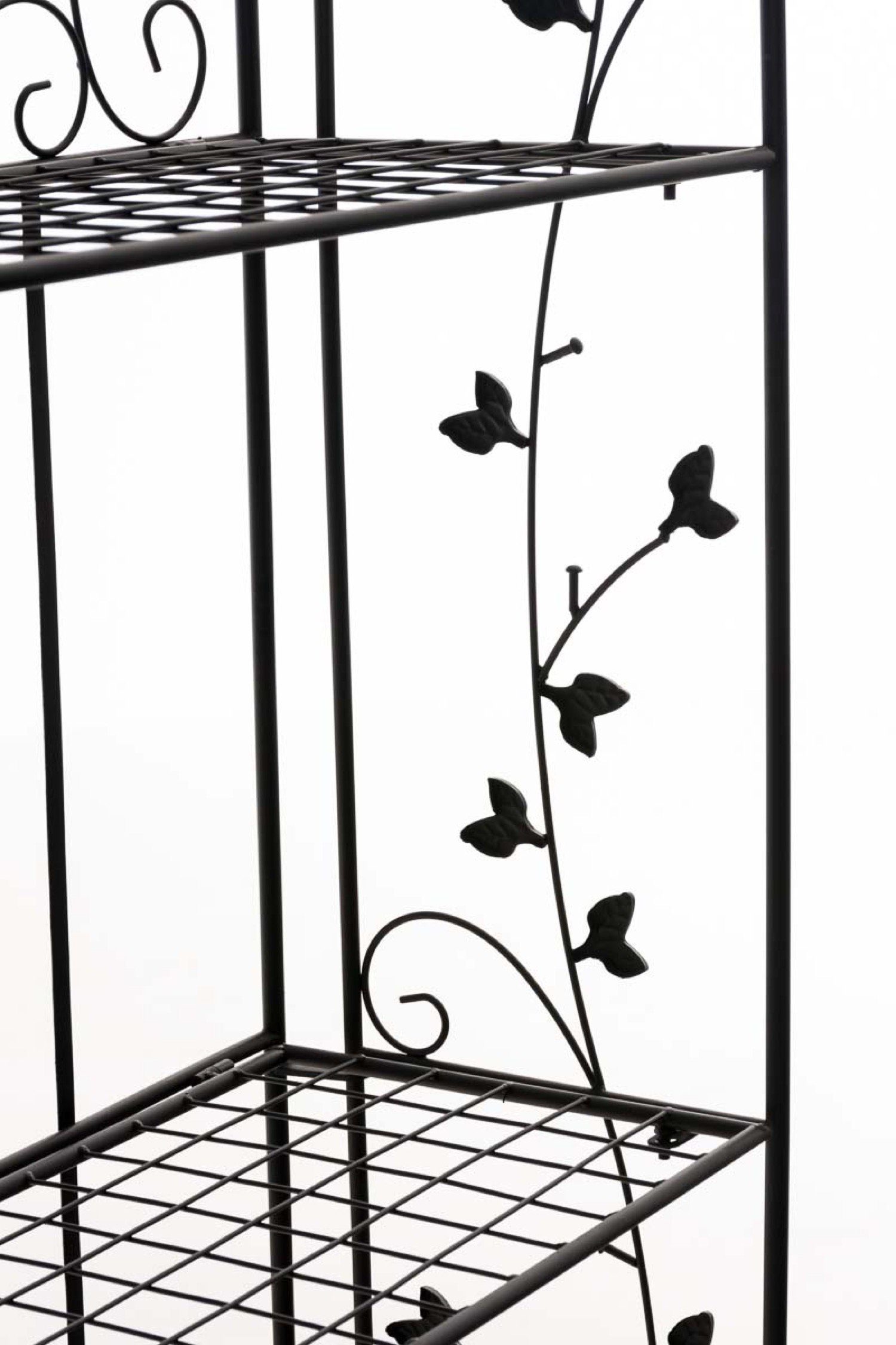 Pflanzenregal, xT): Aaron 33 cm - x 4-stöckiges mit 60 x - den Maßen TPFGarden Pflanzenständer Blumenständer - Pflanzengestell, Blumenregal Standregal schwarz (HxB 158