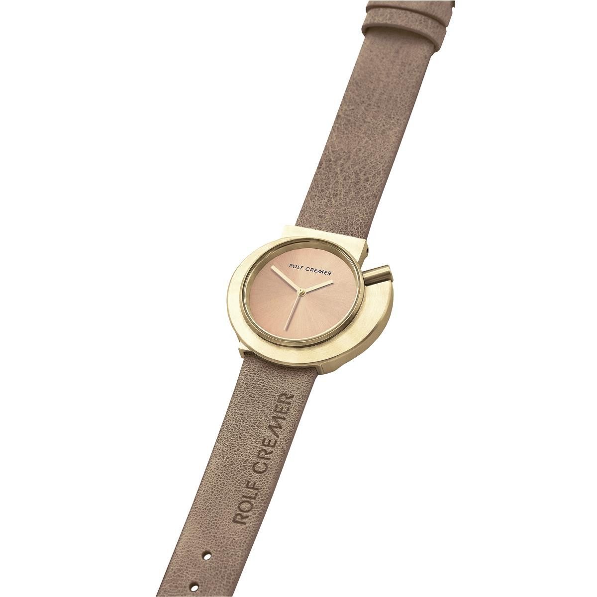 Rolf Cremer Quarzuhr Rolf Cremer Damenuhr Spirale S II 508509 Lederband, (1-tlg)