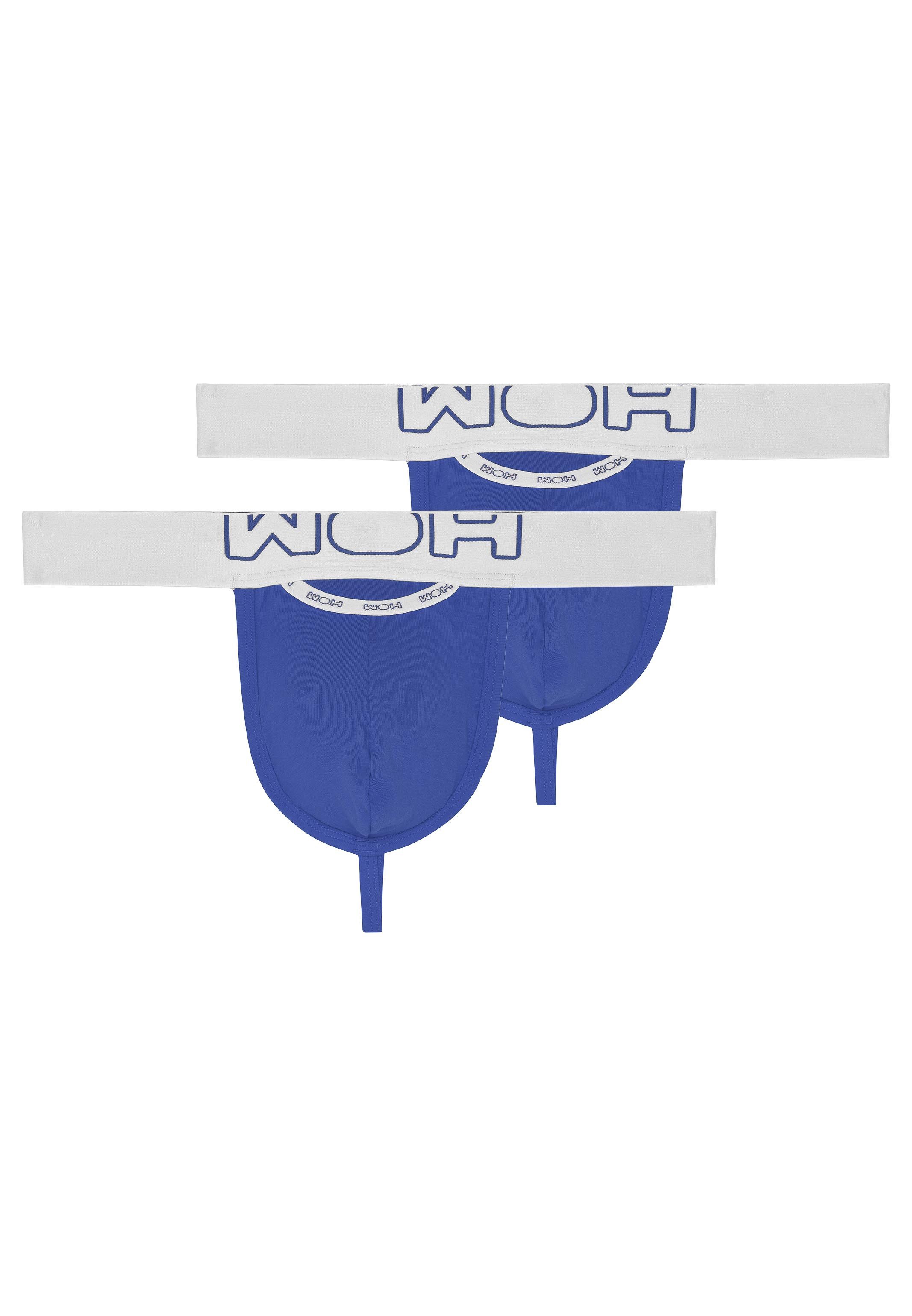 WOH String 2er Pack Sexy Fun (Spar-Set, 2-St) String - Baumwolle - mit Eingriff - Atmungsaktiv