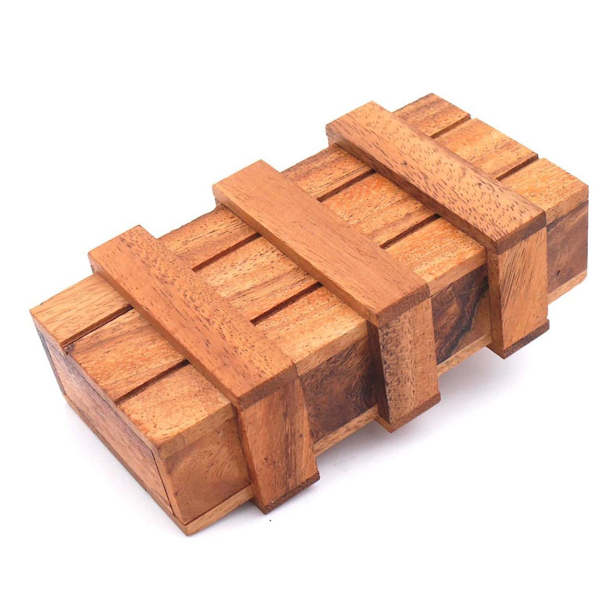 ROMBOL Denkspiele Spiel Geschenkbox - Verpackung für Geld oder Gutscheine mit zwei Fächern, Geschenkverpackung, wiederverwendbar