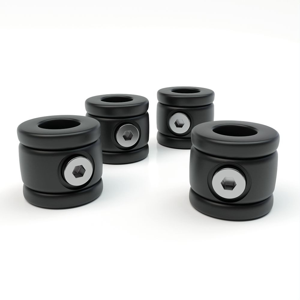 Sportime Kickertisch Stellringe für 16 mm Torwartstangen, Für alle Kickertische mit 16 bzw. 15,7 mm Stangen