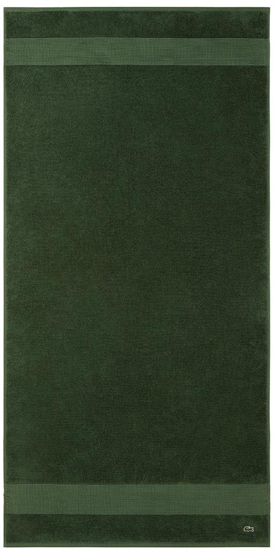 Lacoste Duschtuch LLECROCO, Frottier (1-St), mit Label-Applikationen