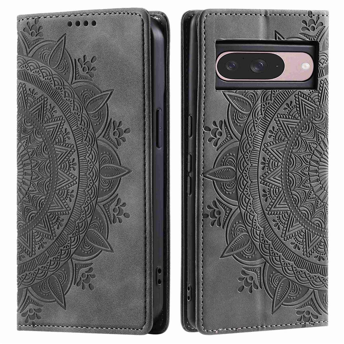 CoverKingz Handyhülle Hülle für Google Pixel 10/10 Pro Handyhülle Flip Case Cover Tasche, Mandala