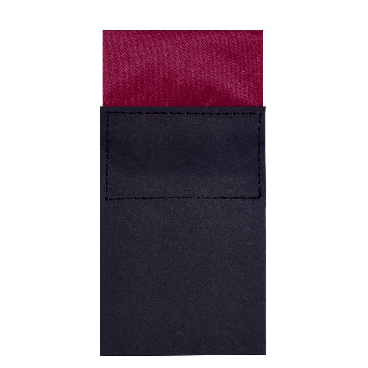 DonDon Einstecktuch DonDon Herren Einstecktuch vorgefaltet eckig, (Packung, 1-St), vorgefaltet, mit Karton verstärkt, Seidenlook