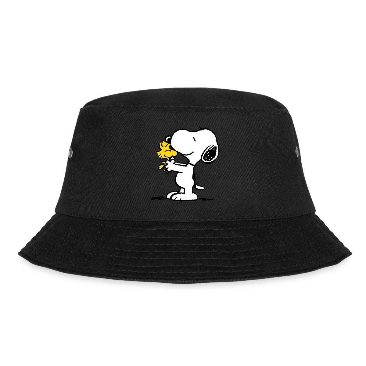Spreadshirt Sonnenhut Peanuts Snoopy Und Woodstock Fischerhut (1-St)