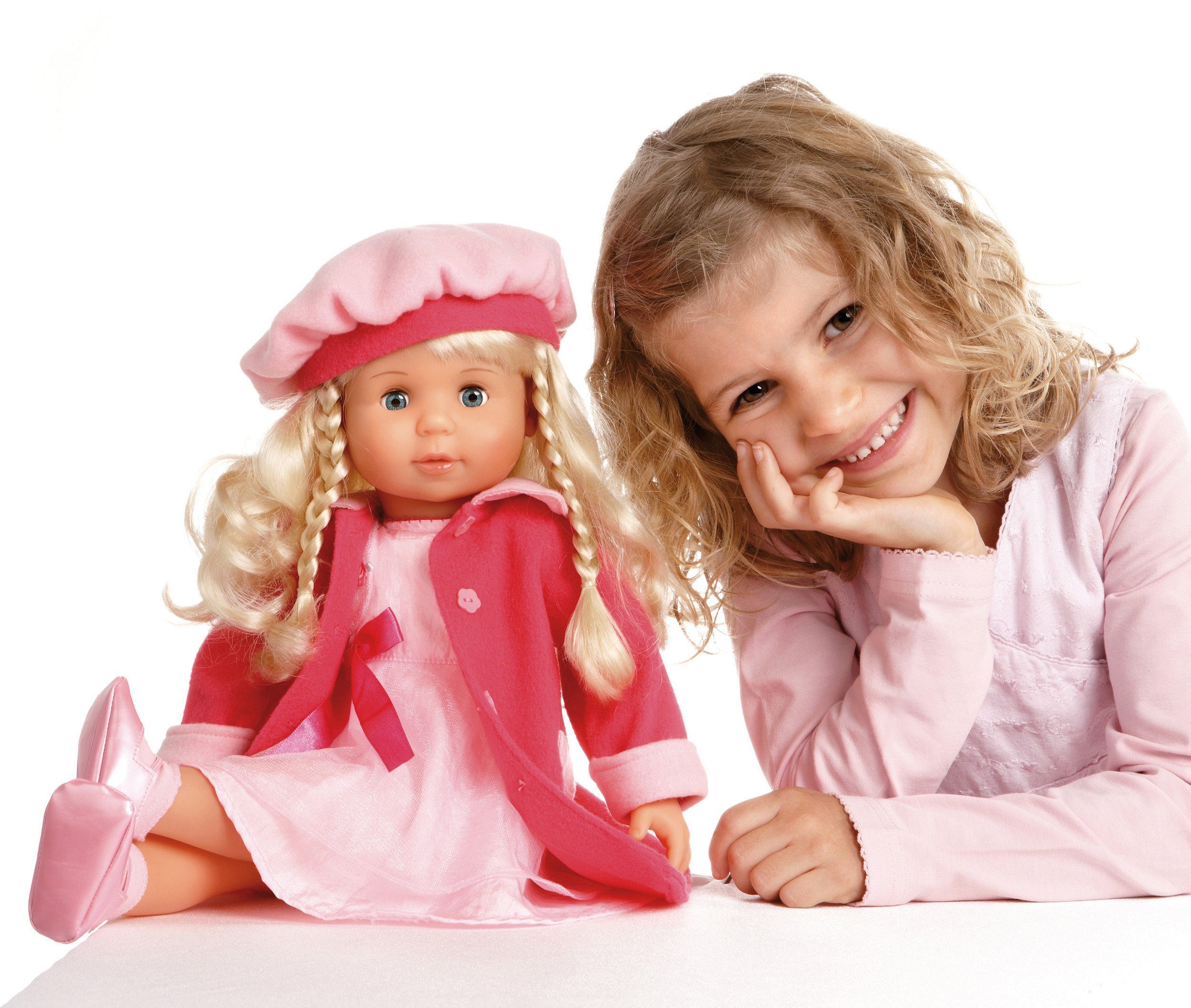 Bayer Babypuppe Charlene (Set, 5-tlg), spricht und singt