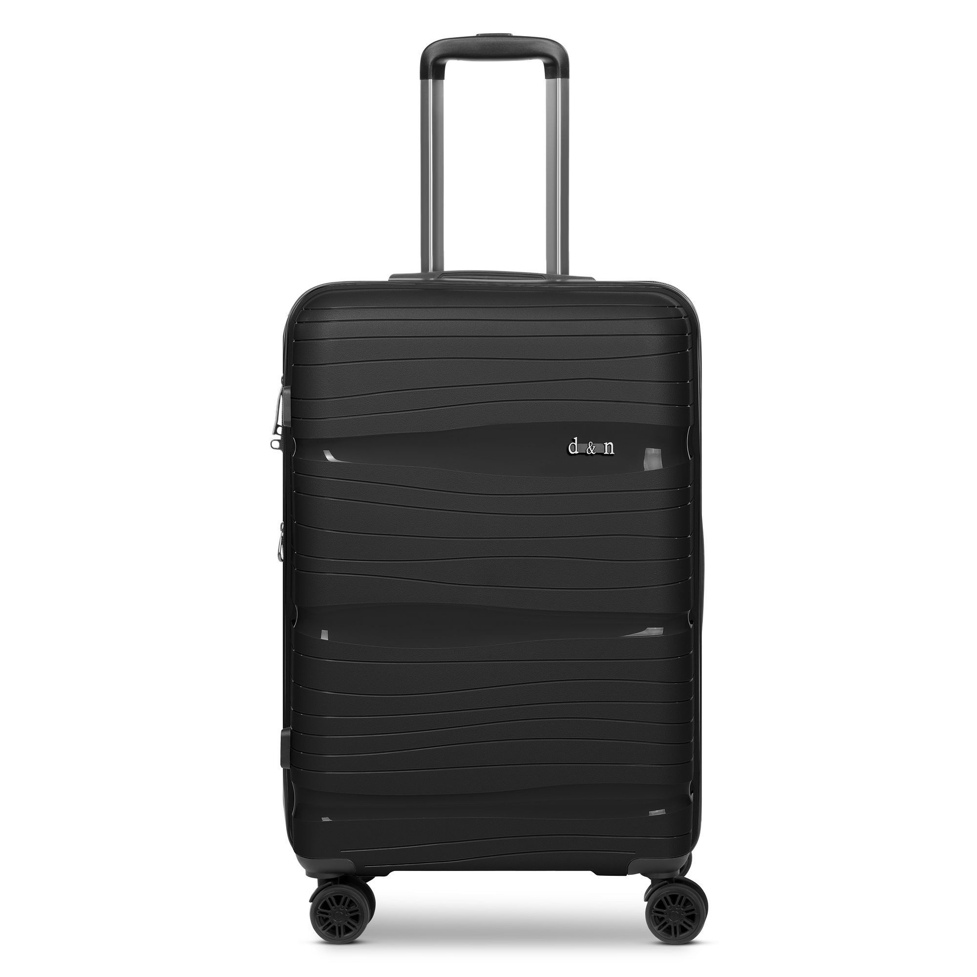 D&N Hartschalen-Trolley Travel Line 4300-Plus, 4 Rollen, Polypropylen