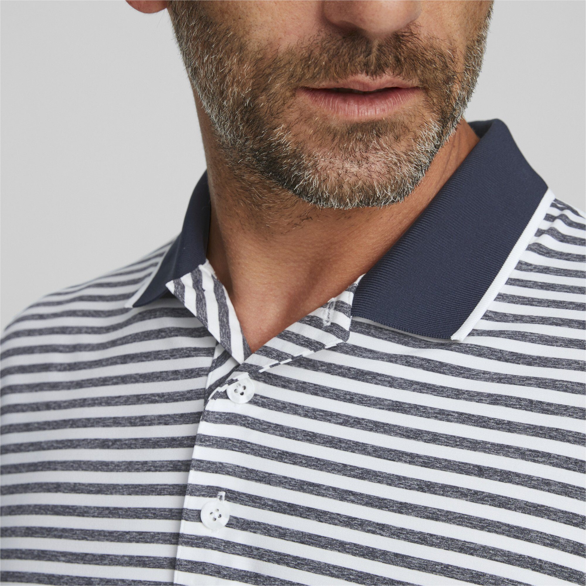 Blazer Poloshirt Herren Feeder Blue Navy PUMA Golfpolo Mattr