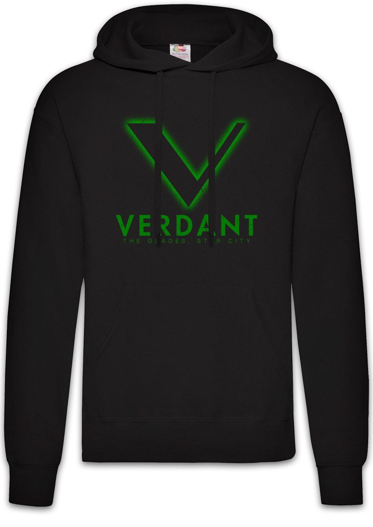 Hoodie Verdant Herren Hoodie Logo Symbol Sign Arrow Polizei Polizeirevier