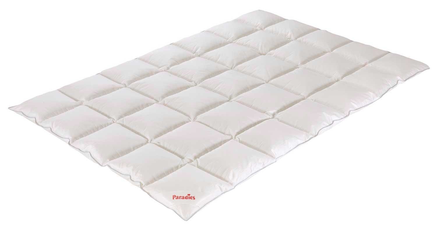 Paradies Baumwollbettdecke SINFONIE BIO MEDIUM WARM, 200 x 200 cm, Füllung: Textilfaser, Bezug: Baumwolle, temperatur- und feuchtigkeitsregulierend, Füllmenge 1490 g