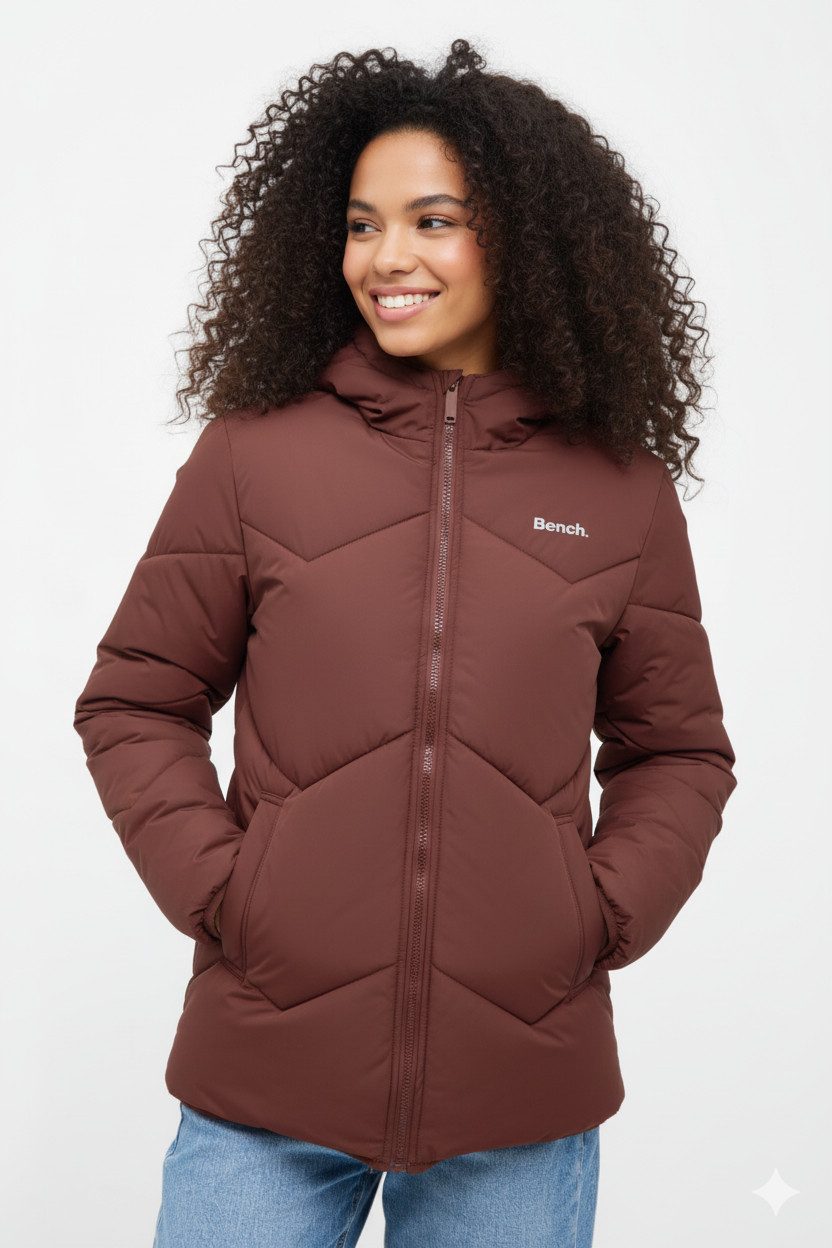 Bench. Steppjacke KRIYA leichte Winterjacke mit hoher Wärmeleistung und Zick Zack Steppung