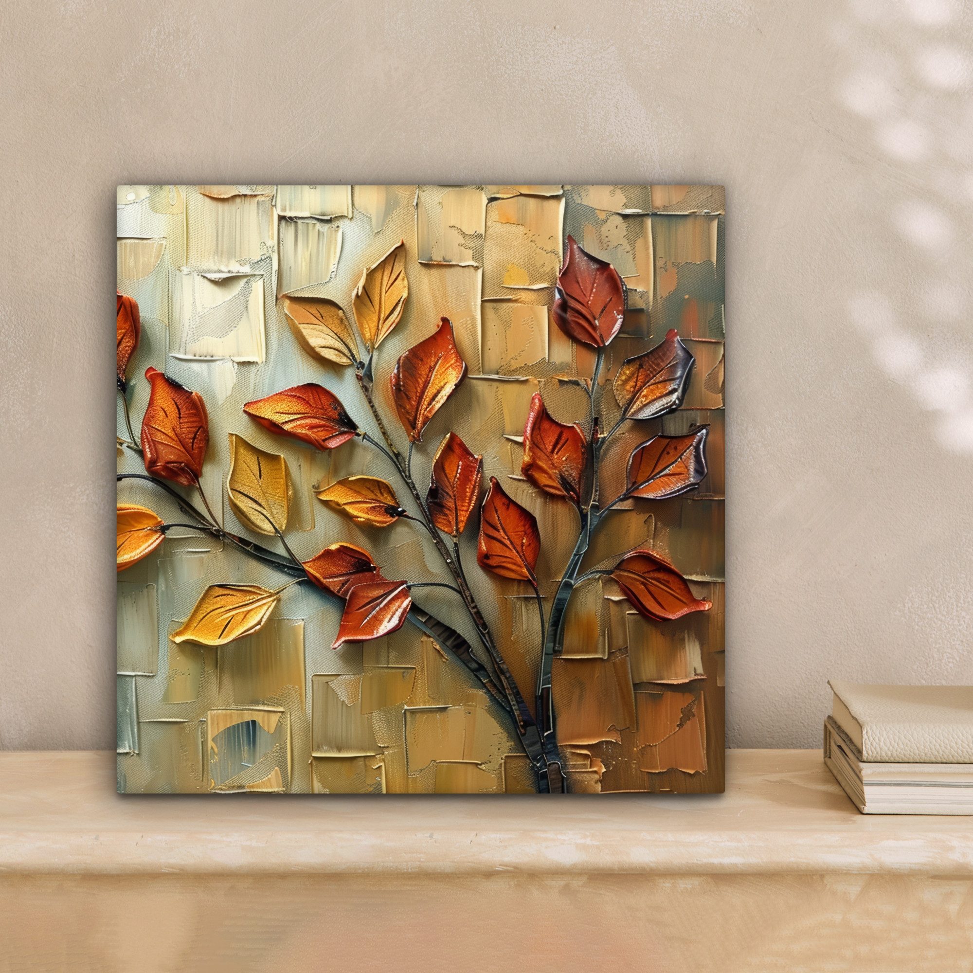 OneMillionCanvasses® Leinwandbild Baum - Abstrakt - Natur - Kunst, Fotodruck (1 St), Wandbild, Deko Schlafzimmer Wohnzimmer Flur 20x20 cm