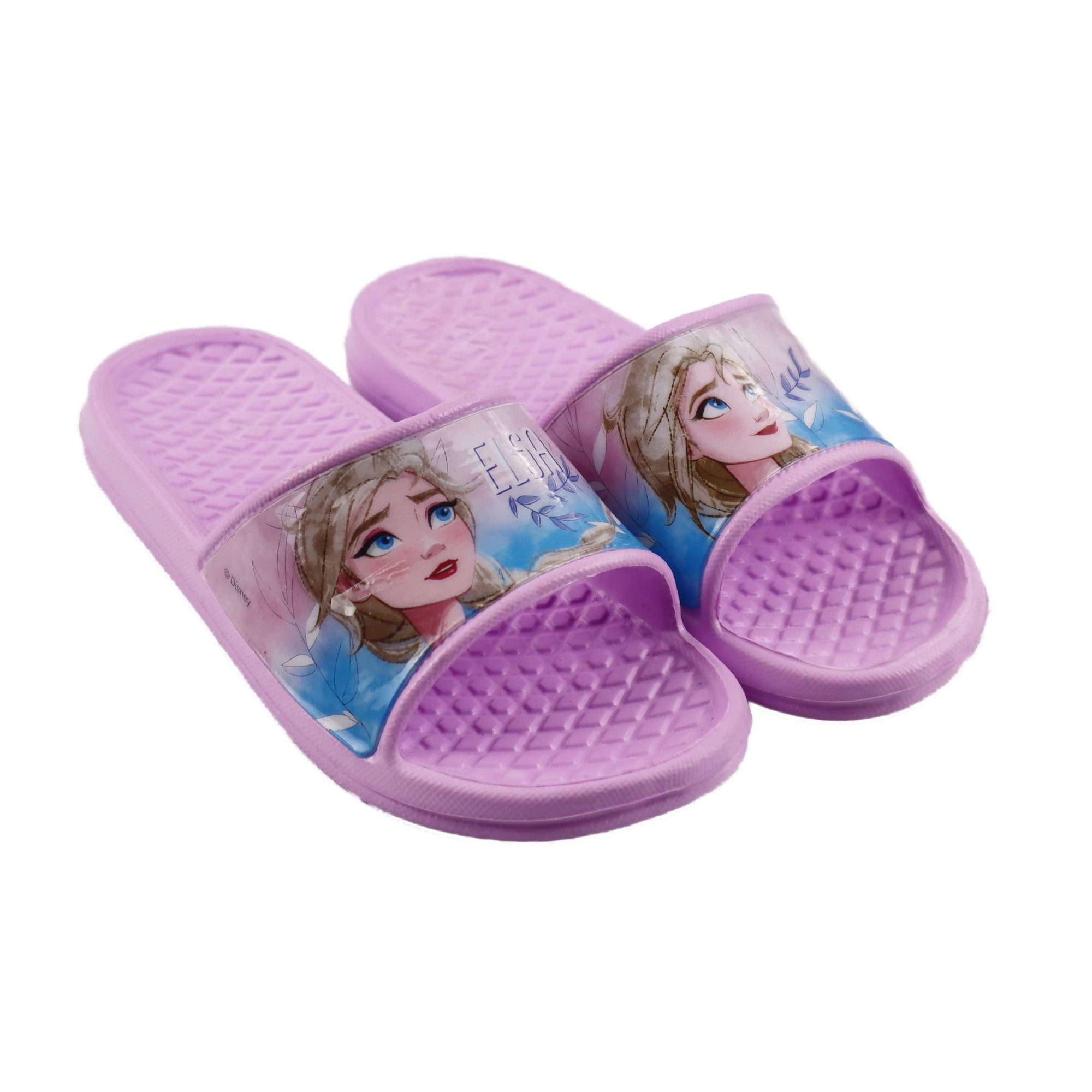 Disney Frozen Die Eiskönigin Elsa Mädchen Kinder Sandalen Sandale Gr. 24  bis 31, Lila oder Blau