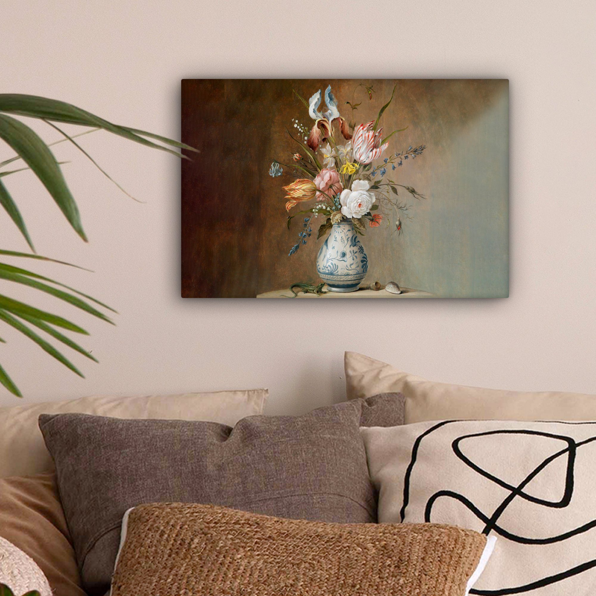 OneMillionCanvasses® Leinwandbild Alte Meister - Blumen günstig online kaufen