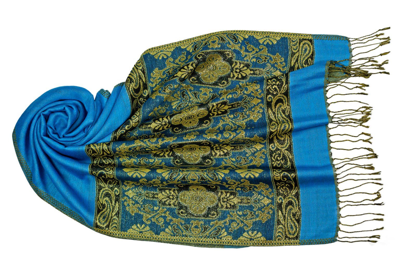 Beauty Thinxx Modeschal Jacquard Schal "Mira", (Im Beutel, 1-St. Ein Modeschal), Schmückt und schützt bei Wind und kaltem Wetter