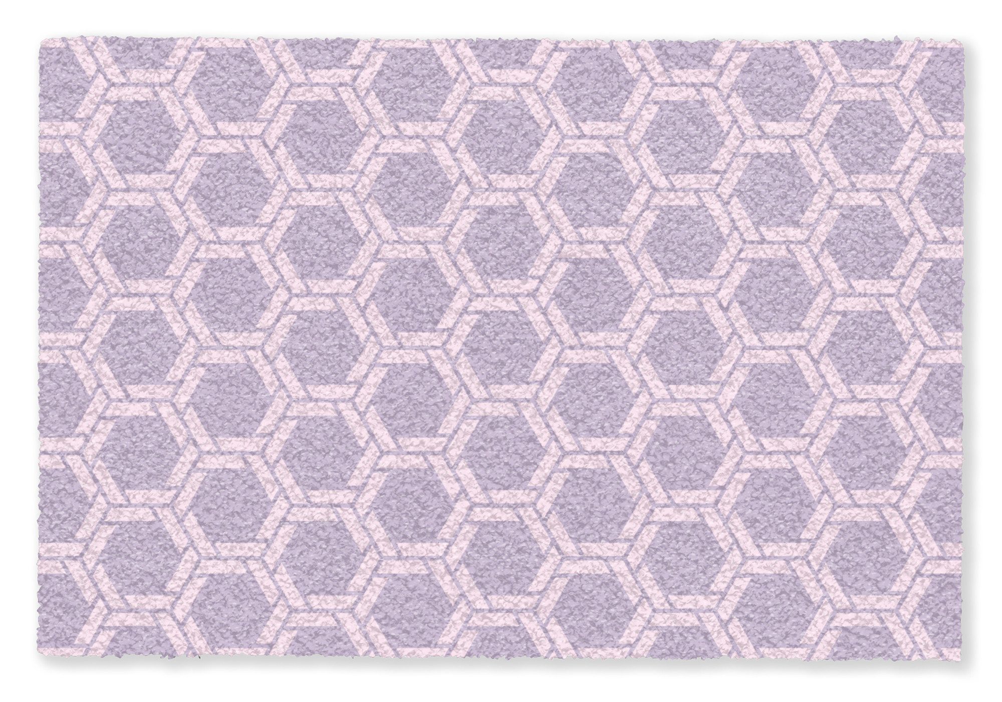 MuchoWow Fußmatte Muster - Rosa - Lila, Rechteckig, innen Schmutzfangmatte, Tür, Schmutzfänger Flur, Teppich 60x40 cm