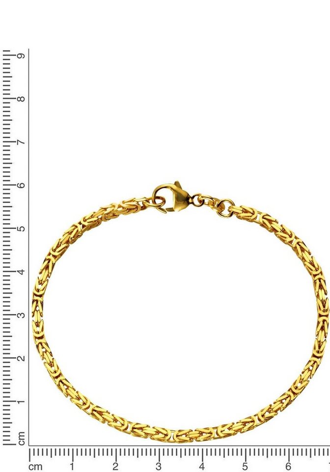 Firetti Goldarmband Schmuck Geschenk Gold 333 in Königskettengliederung,  2,8 mm, zu Kleid, Shirt, Jeans, Sneaker! Anlass Geburtstag Weihnachten