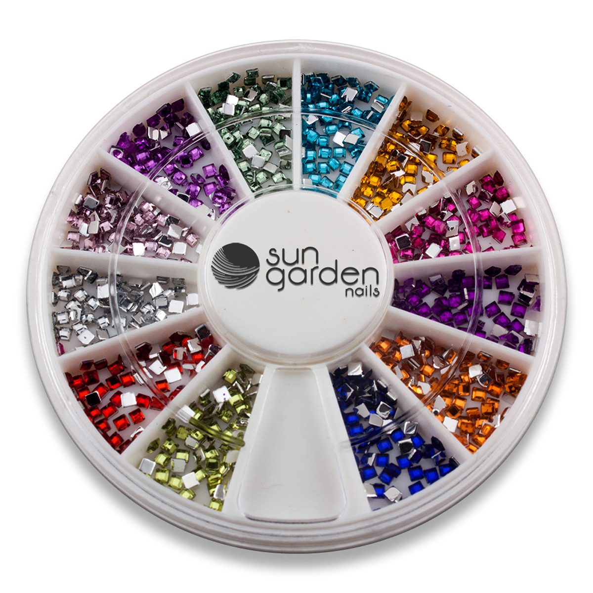 Sun Garden Nails Nageldesign Zubehör Strass Steine R87 im Nailart Rondell - Strassteine, zum Einklegen in Gel und Acryl Modellagen