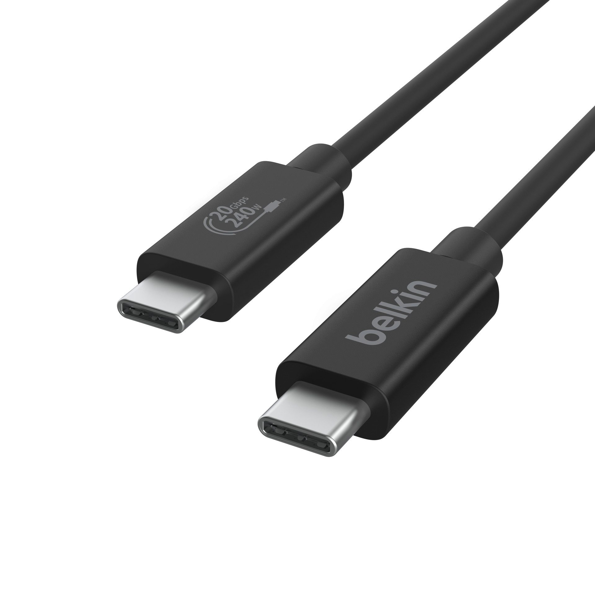 Belkin Connect USB-Kabel, USB-C, (200 cm), USB4 USB-C / USB-C, 240W, 20 Gbit/s