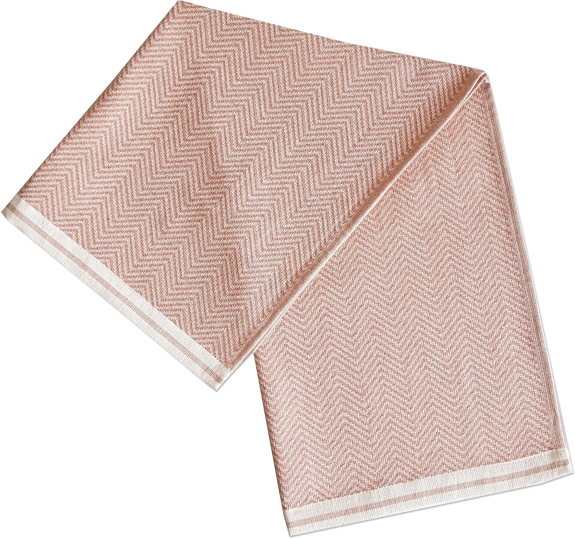 framsohn frottier Geschirrtuch Modern Living Fischgrät, (Set, 3-tlg), dichte Feinwebung, in Österreich hergestellt, 50x70 cm