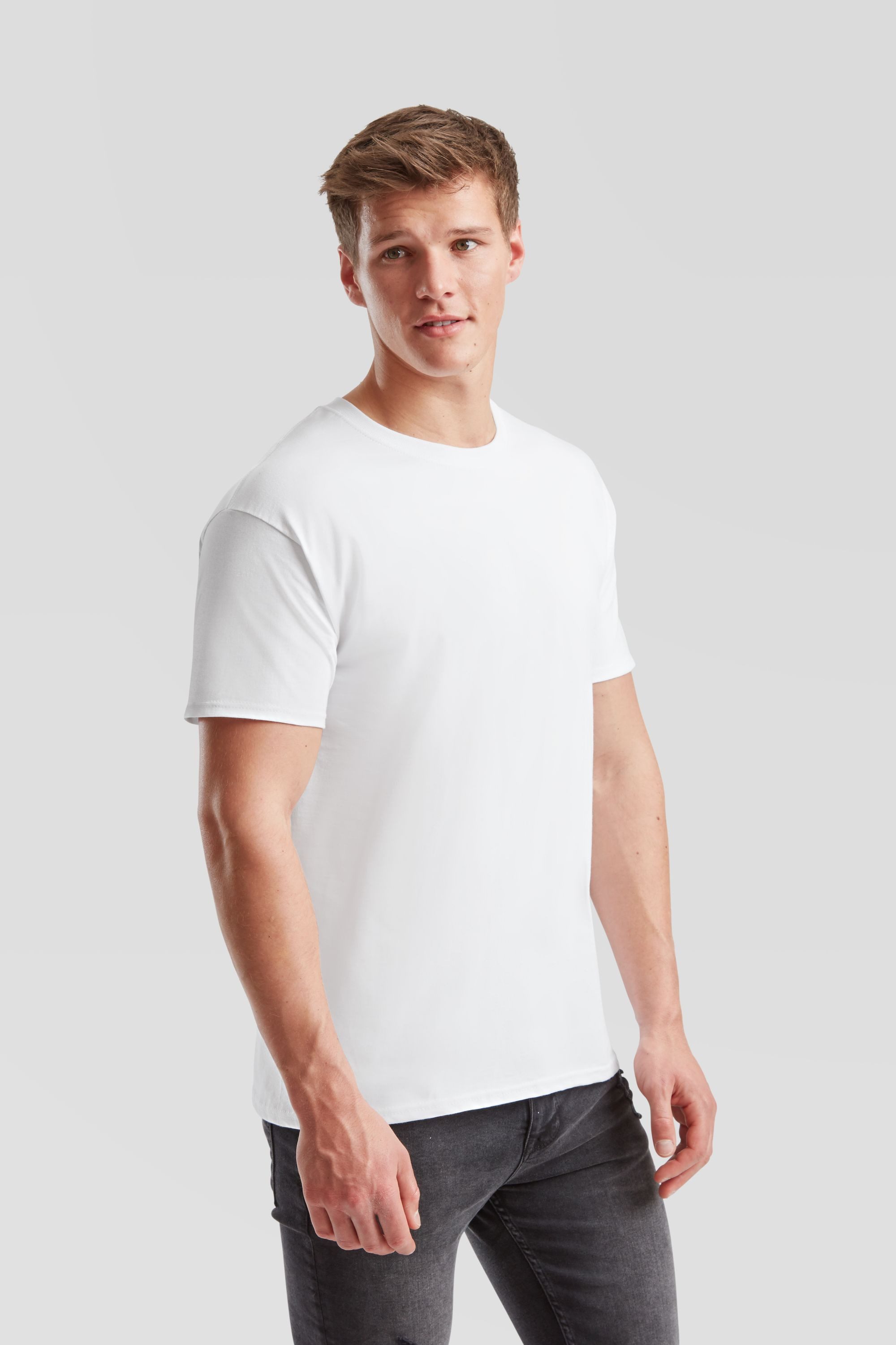 Fruit of the Loom Rundhalsshirt Iconic 195 T-Shirt – Bild 4 von 5