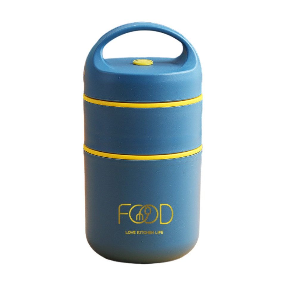 Diwzbyn Thermobehälter aus Edelstahl 680 ml – Isolierter Essensbehälter für unterwegs, auslaufsicher & robust, ideal für Büro, Schule und Reisen