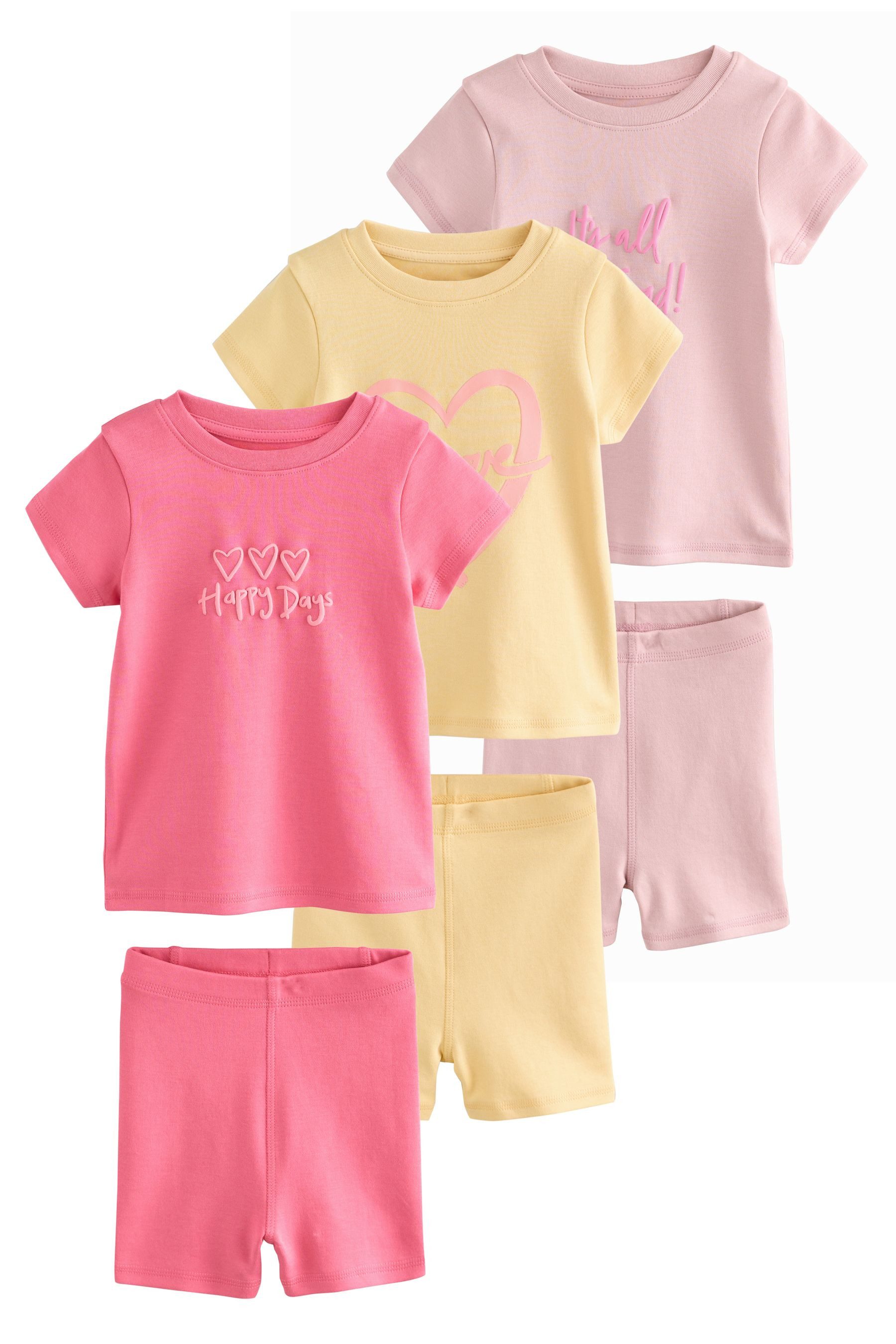 Next Pyjama Kurzer Pyjama 100 % Baumwolle, günstig online kaufen