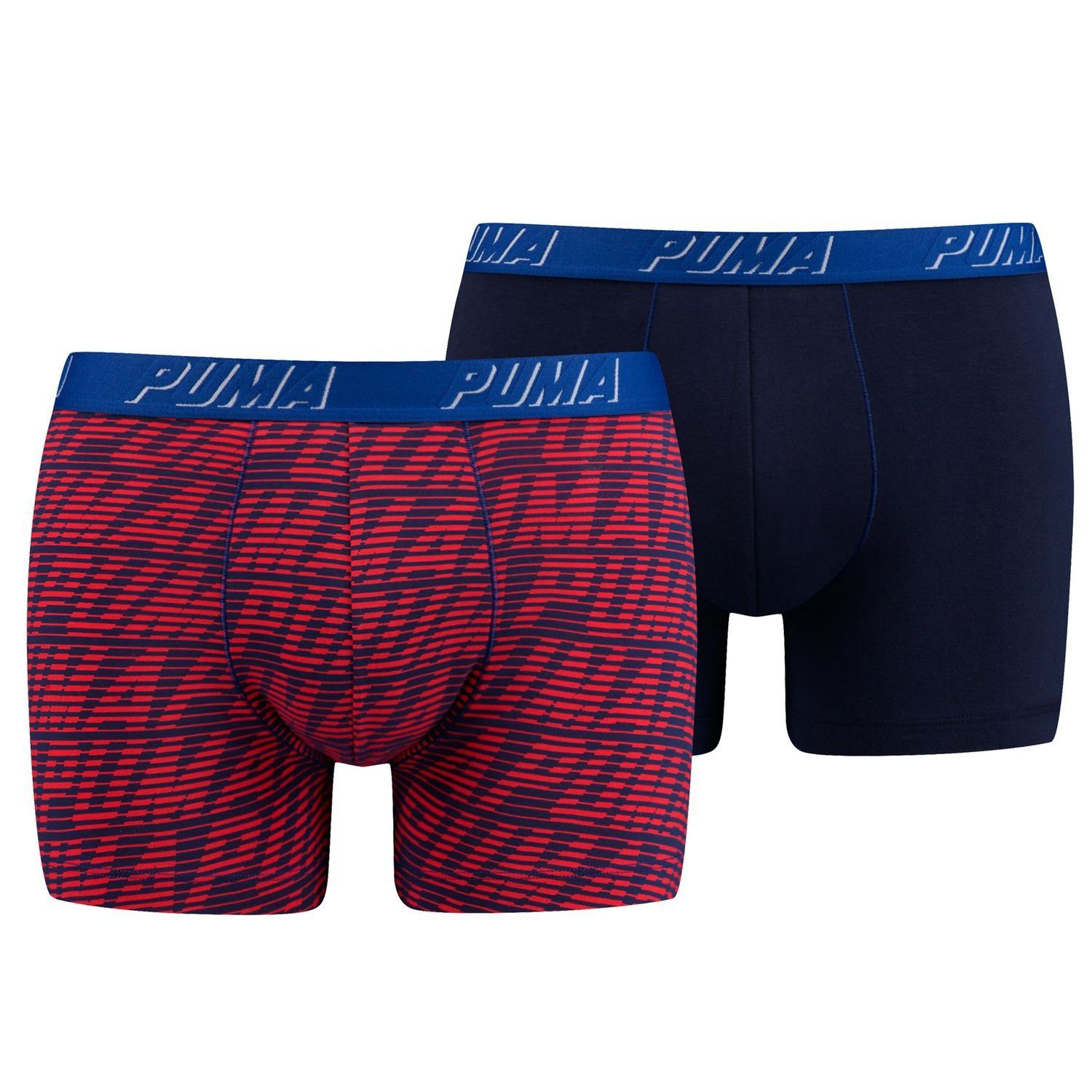 PUMA BODYWEAR Boxershorts Optical Logo AOP Boxer (2-St., Mehrpack) ohne Ein günstig online kaufen