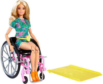 Barbie Anziehpuppe »blonde Fashionistas Puppe mit Rollstuhl«