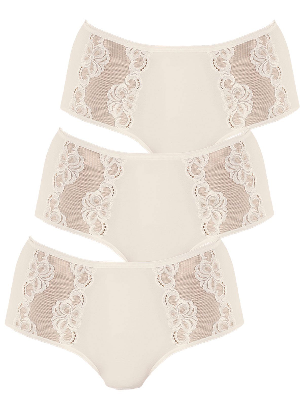 Taillenslip 3er Pack Damen Taillenslip Slipboutique