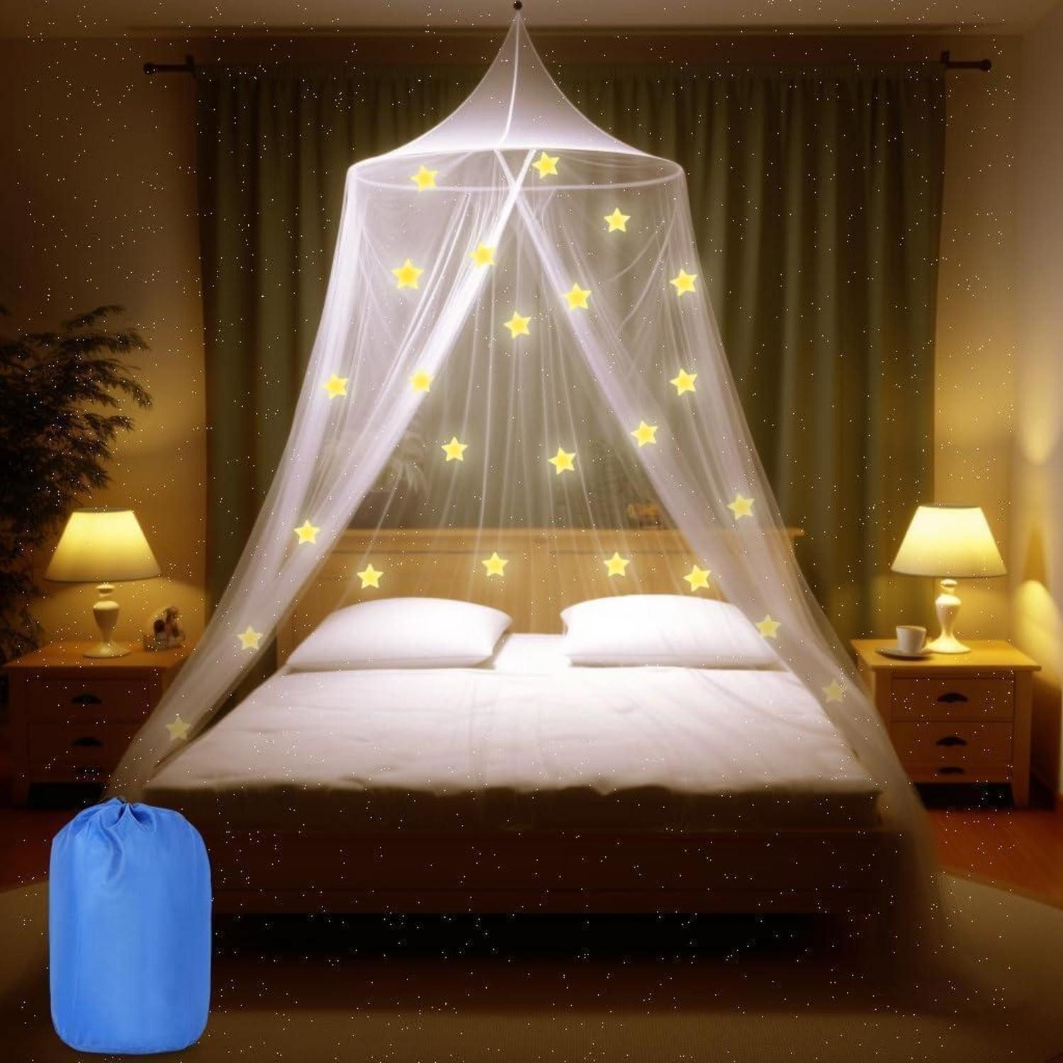 LuxusKollektion Moskitonetz Moskitonetz Bett Himmel Mädchen Betthimmel Hängendes Bettnetz deco