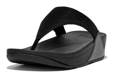 Fitflop LULU SHIMMERLUX TOE-POST SANDALS Шльопанці, Keilabsatz, Sommerschuh, Schlappen in schimmernder Optik