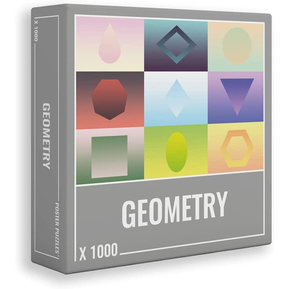 CLOUDBERRIES Puzzle Puzzle Geometrie 1000 Teile, Puzzleteile