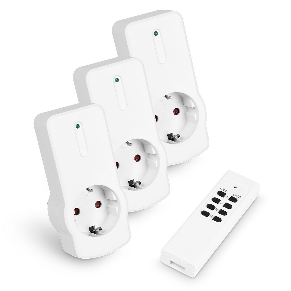 HEITECH Funksteckdose HEITECH Радиорозетки Set 4-teilig, 3-St.