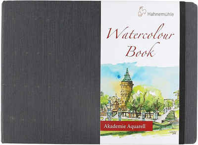 Hahnemühle Aquarellpapier »Watercolour Book A4«, Aquarellbuch, 60 Seiten mit feinkörniger Struktur auf Vorder- und Rückseite