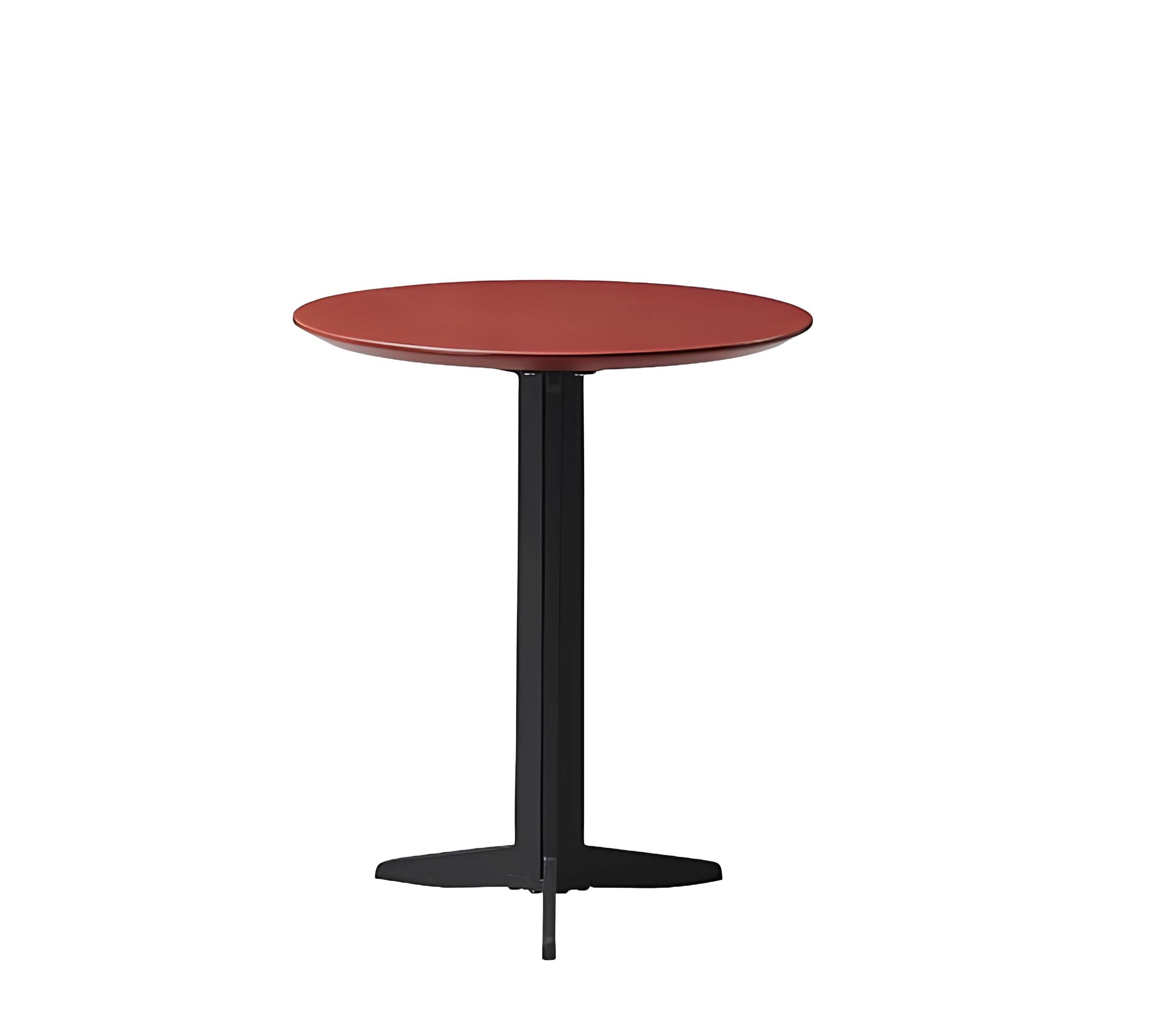 Couchtisch Eleganter runder Tisch aus Holz und Metall im modernen Design