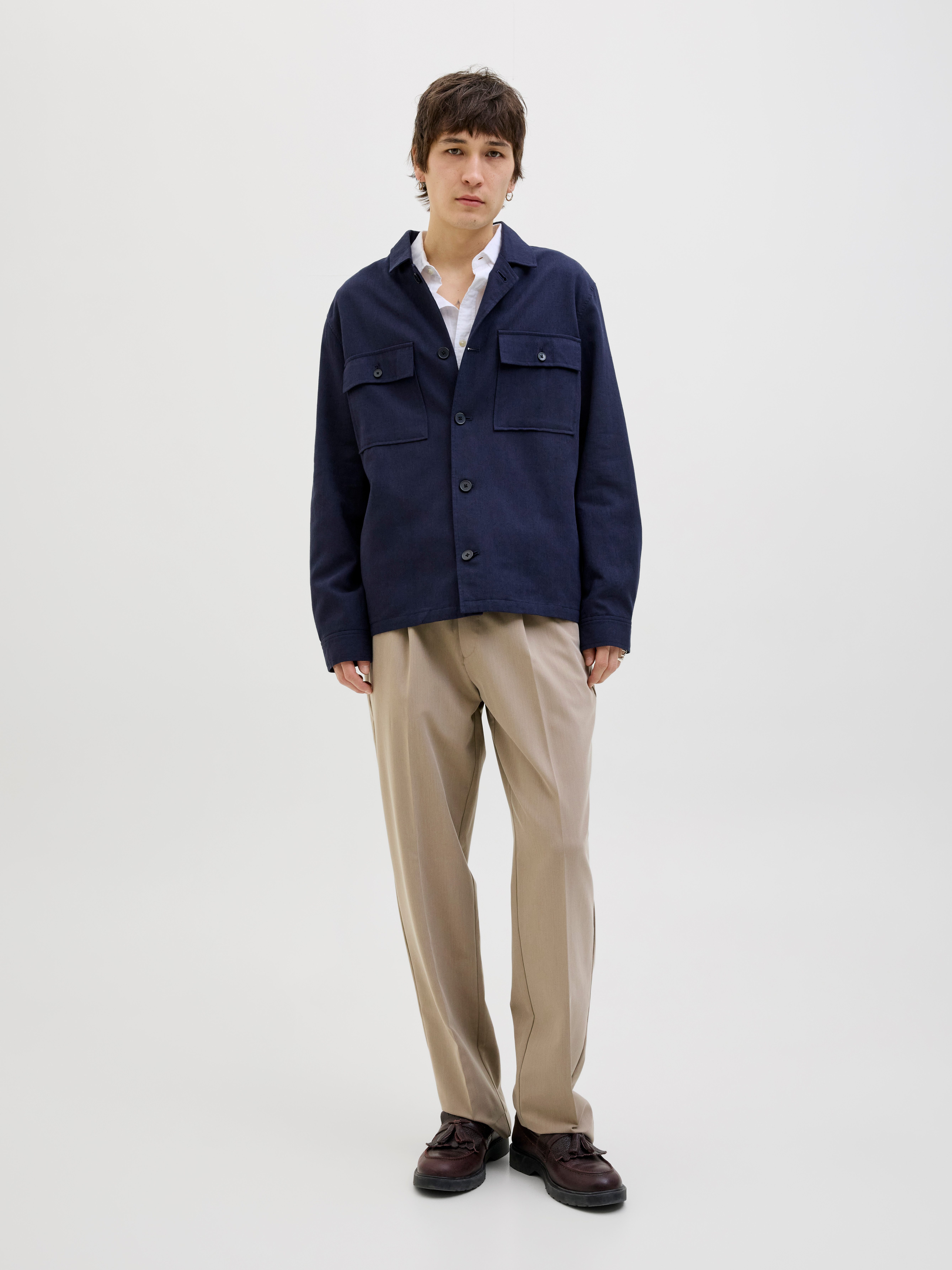 Jack & Jones Chinohose JPRCCKARL JJCAMERON PLEATED CHINO NOOS