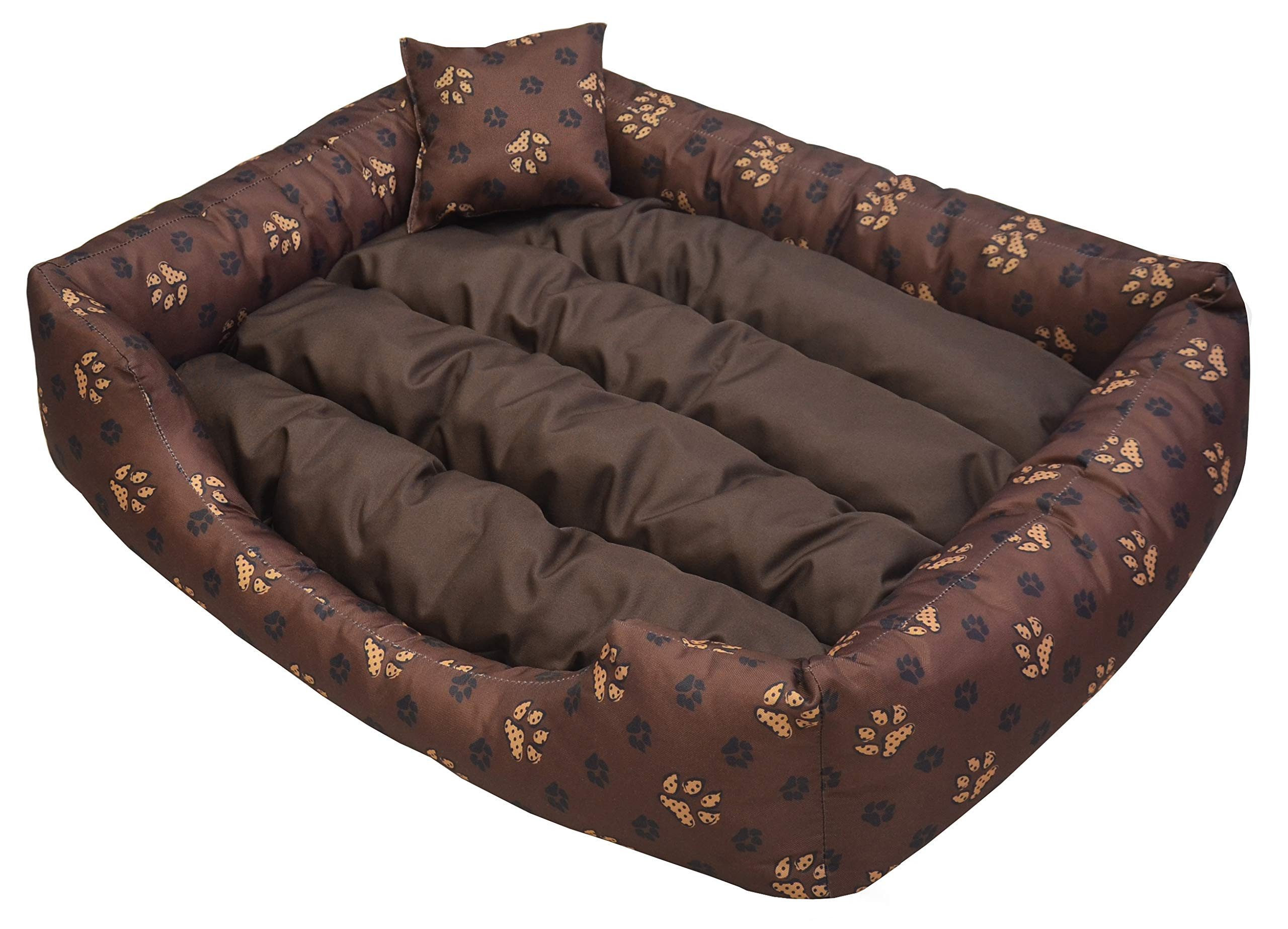 4myBaby Bett 4myBaby Hundebett – Gemütlich, Rutschfest & Pflegeleicht mit Kissen