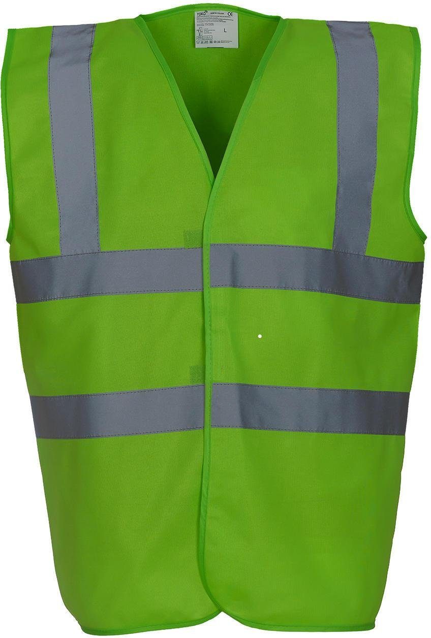Warnweste Fluo 2 Band+Brace Waistcoat - Sicherheitsweste - 3M Reflekt