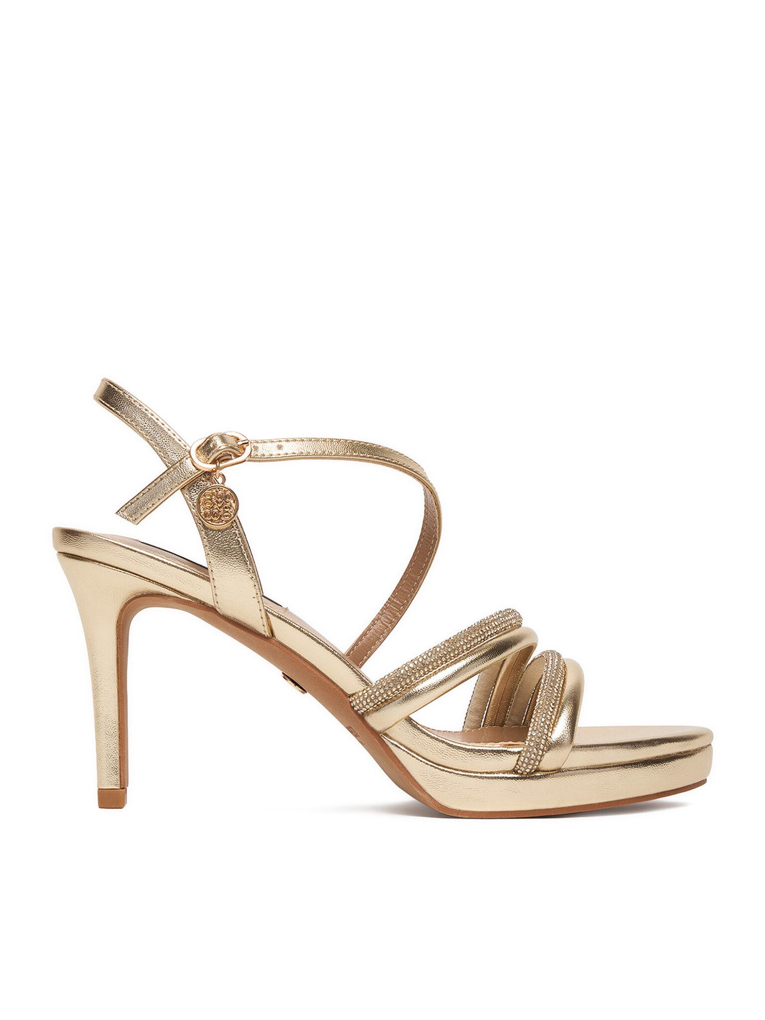 Nine West Nine West Damen Sandals Gold NINE WEST CEO-25120-2508 Gold Sandale