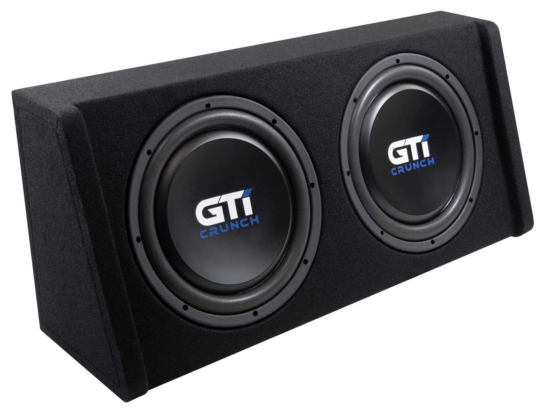 Crunch GTi300T 30 cm (12) Gehäusesubwoofer mit Passiv-Membran Auto-Subwoofer (300 W, max.: W 30 cm)