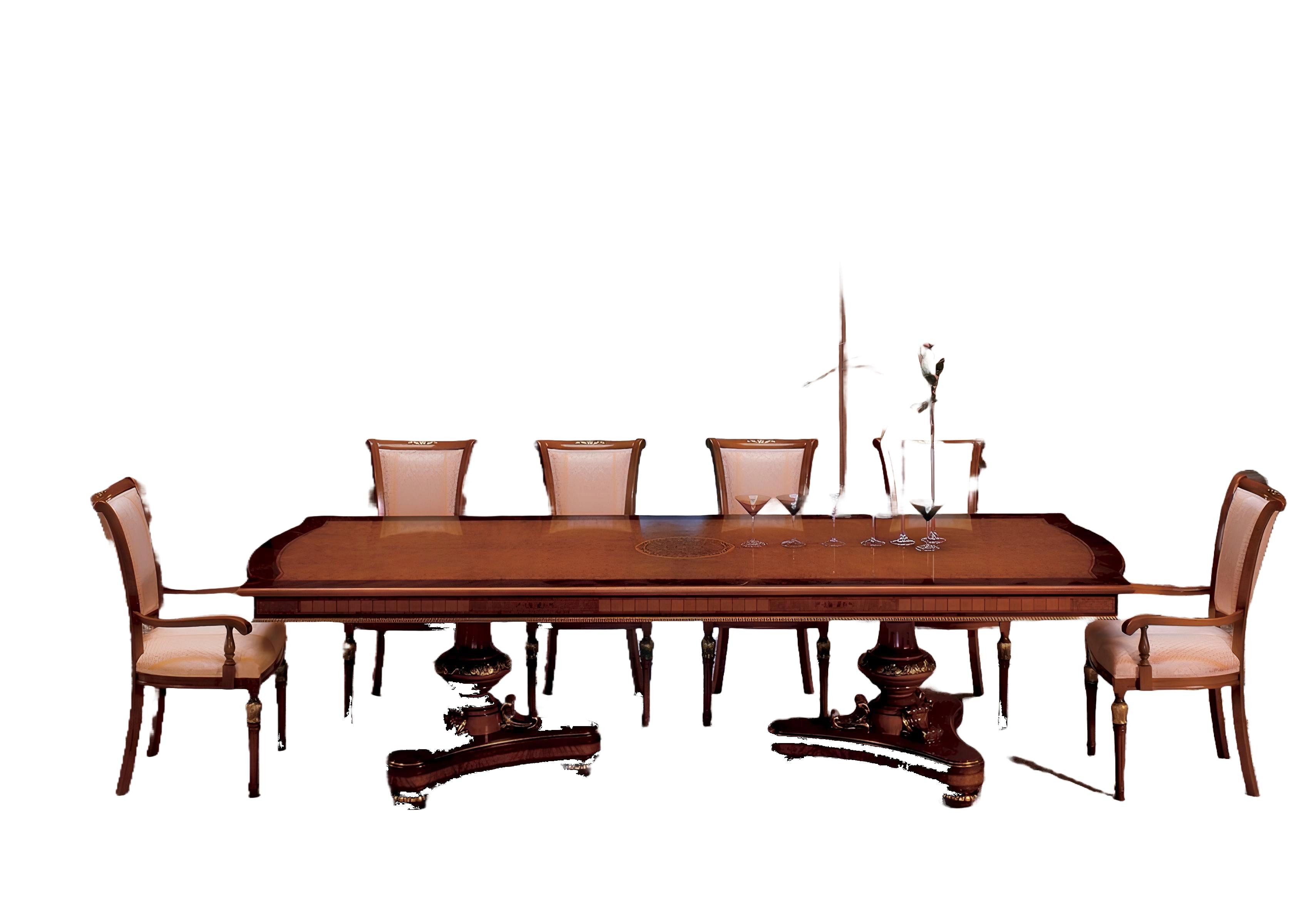 Xlmoebel Esstisch Luxus Esstisch aus Holz in Braun mit elegantem Design (Esstisch, Esstisch), Hergestellt in Europa