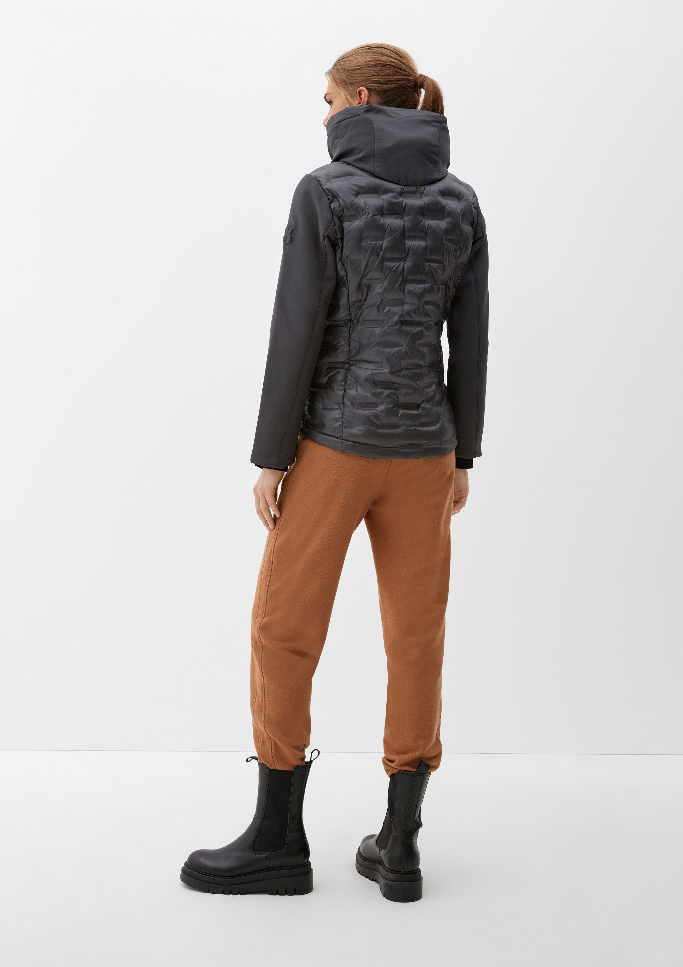 s.Oliver Funktionsjacke Outdoor-Jacke Jacke mit verstaubarer Kapuze