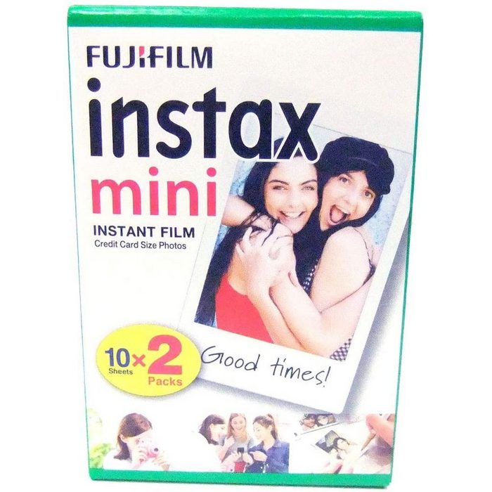 1A PHOTO PORST 1x Fuji Instax Mini Film Doppelpack für Sofortbildkamera