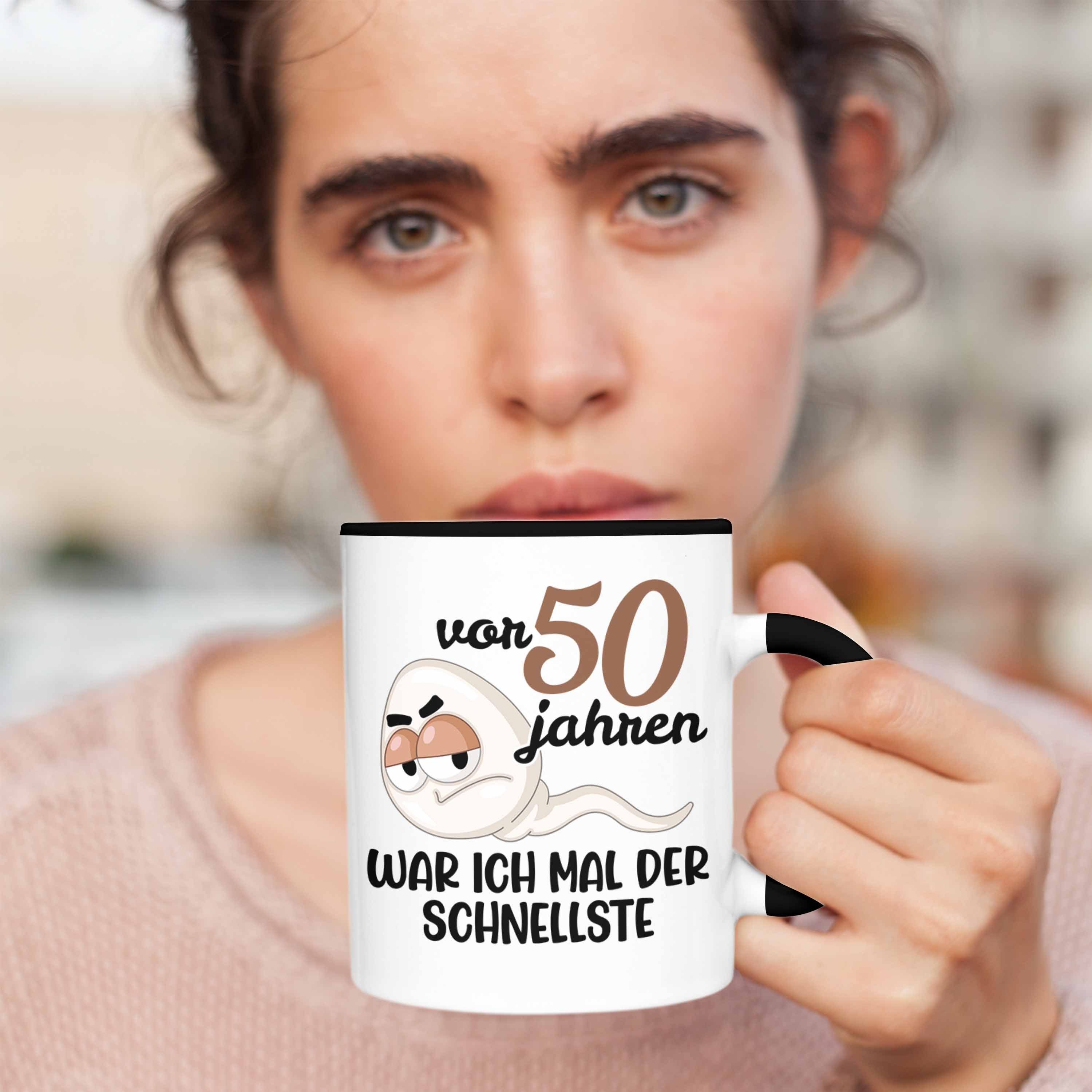 Jahre Schwarz - Lustig Geburtstag Tasse 50 50er Geschenk Vater Trendation Alt Männer Männer Trendation Vater Geschenke 50 Mann Tasse Mann Geschenkidee 50.